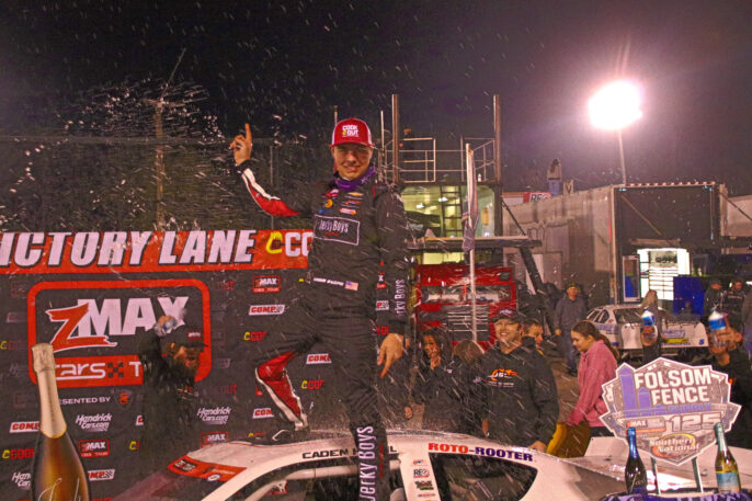 Caden Kvapil and Mason Walters victorious in CARS Tour opener at Southern National
