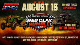 Premier Mega Trucks – Red Clay Rumble – August 15th